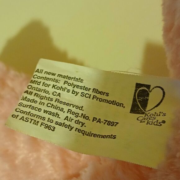 Kohl's Cares Dr. Seuss Cat in the Hat Pink Fish Stuffed Plush Animal Toy Doll - Picture 5 of 5